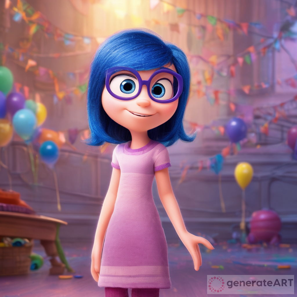 In Disney Pixar's “Inside Out,” the new character who embodies both the masculine and feminine sides adds a new dynamic to the film's emotional roller coaster. With her pink skin and long blue hair, she represents the joy of emotion being both male and female