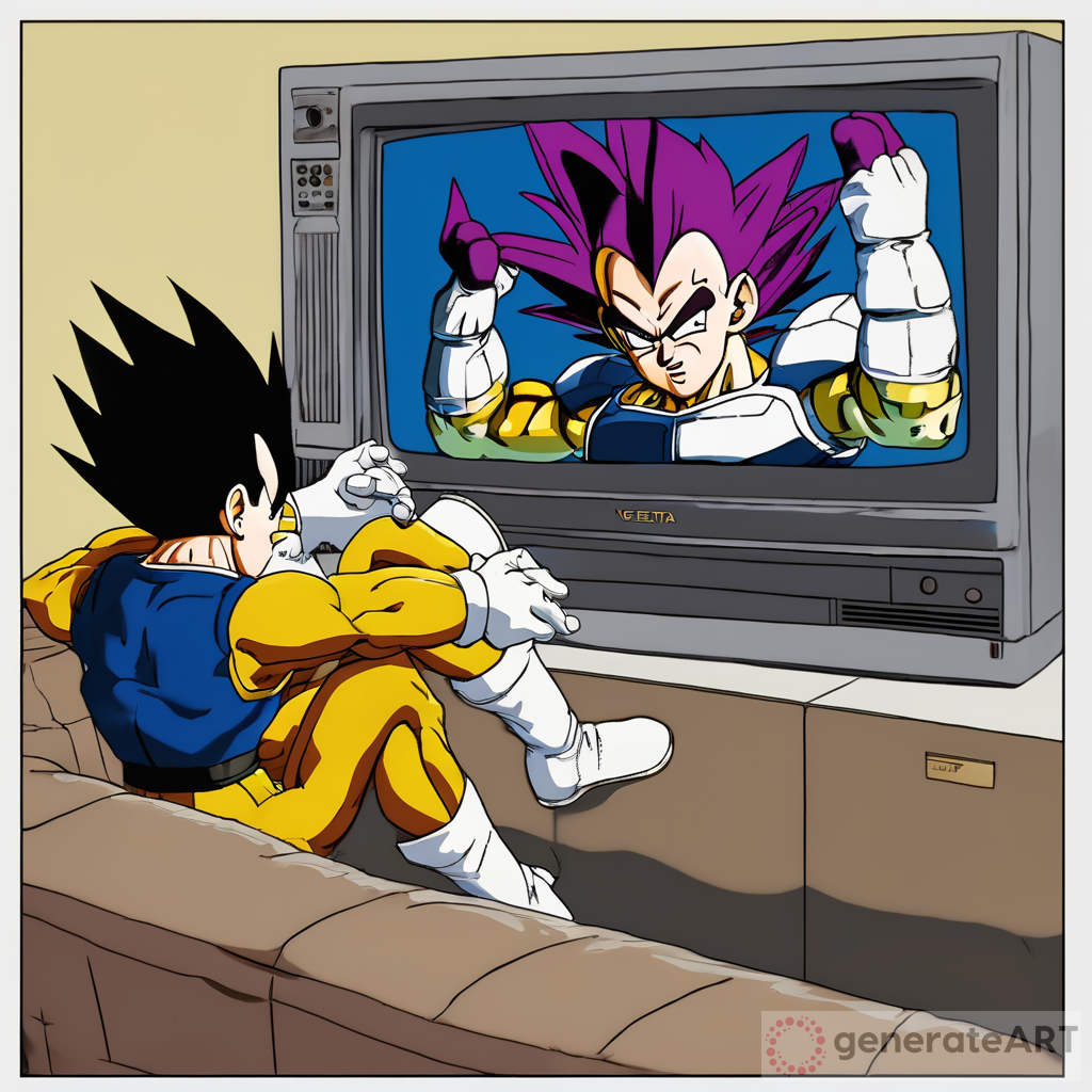 Vegeta
Watching color TV