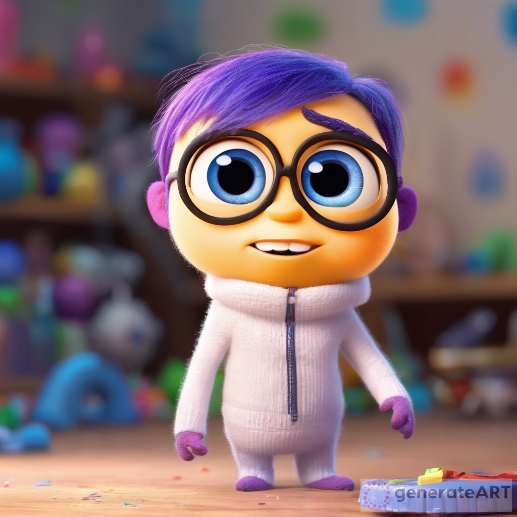 create a pixar inside out inspired character for patience